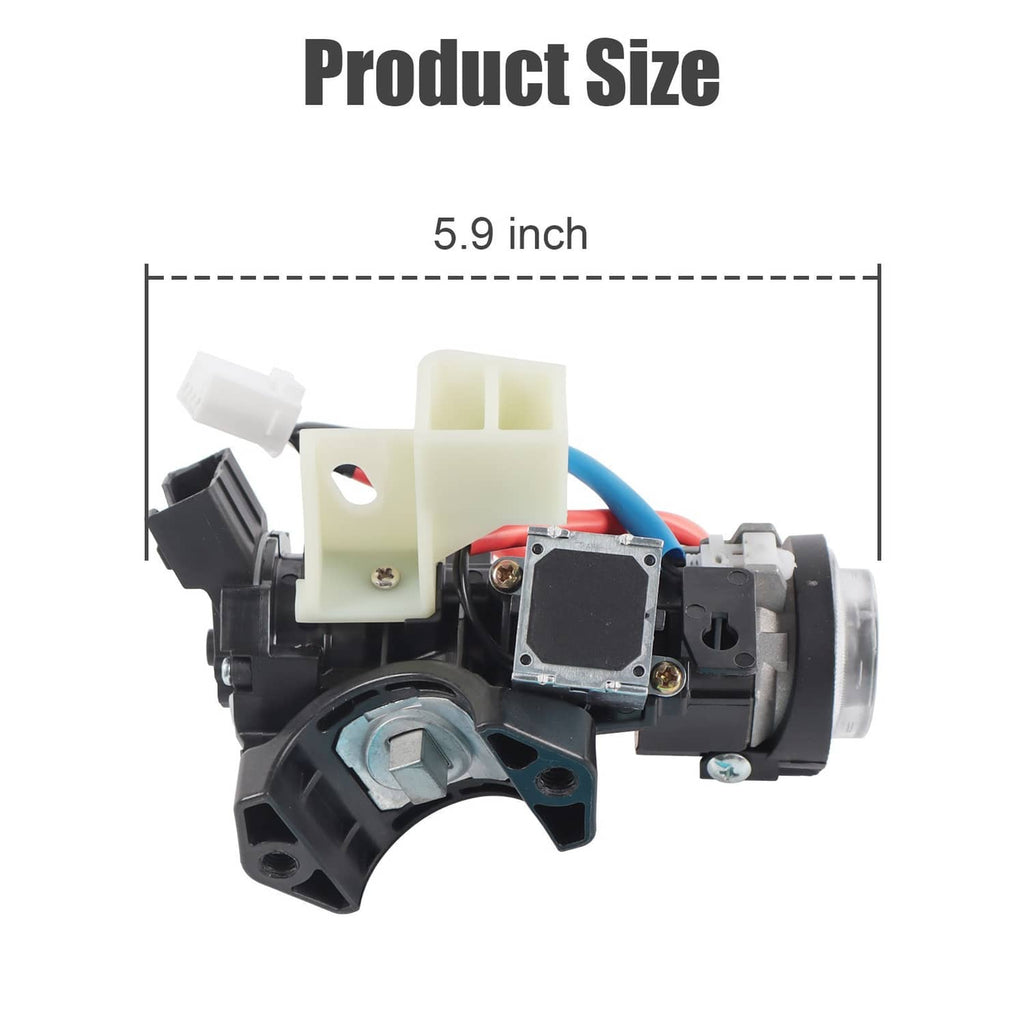 Ignition lock cylinder assembly with mounting bracket and electrical connector