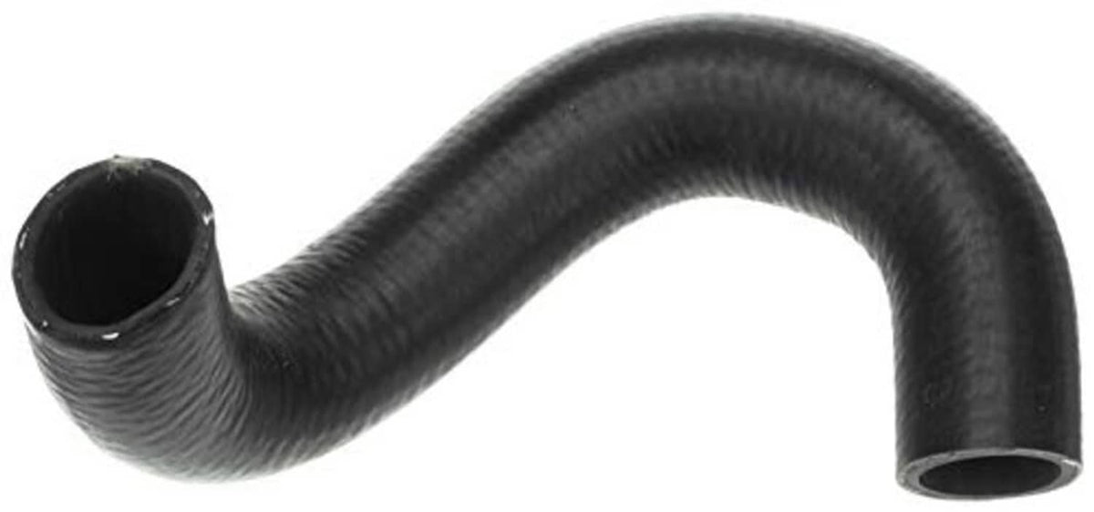 Molded coolant hose, dark rubber U-shape with two open ends