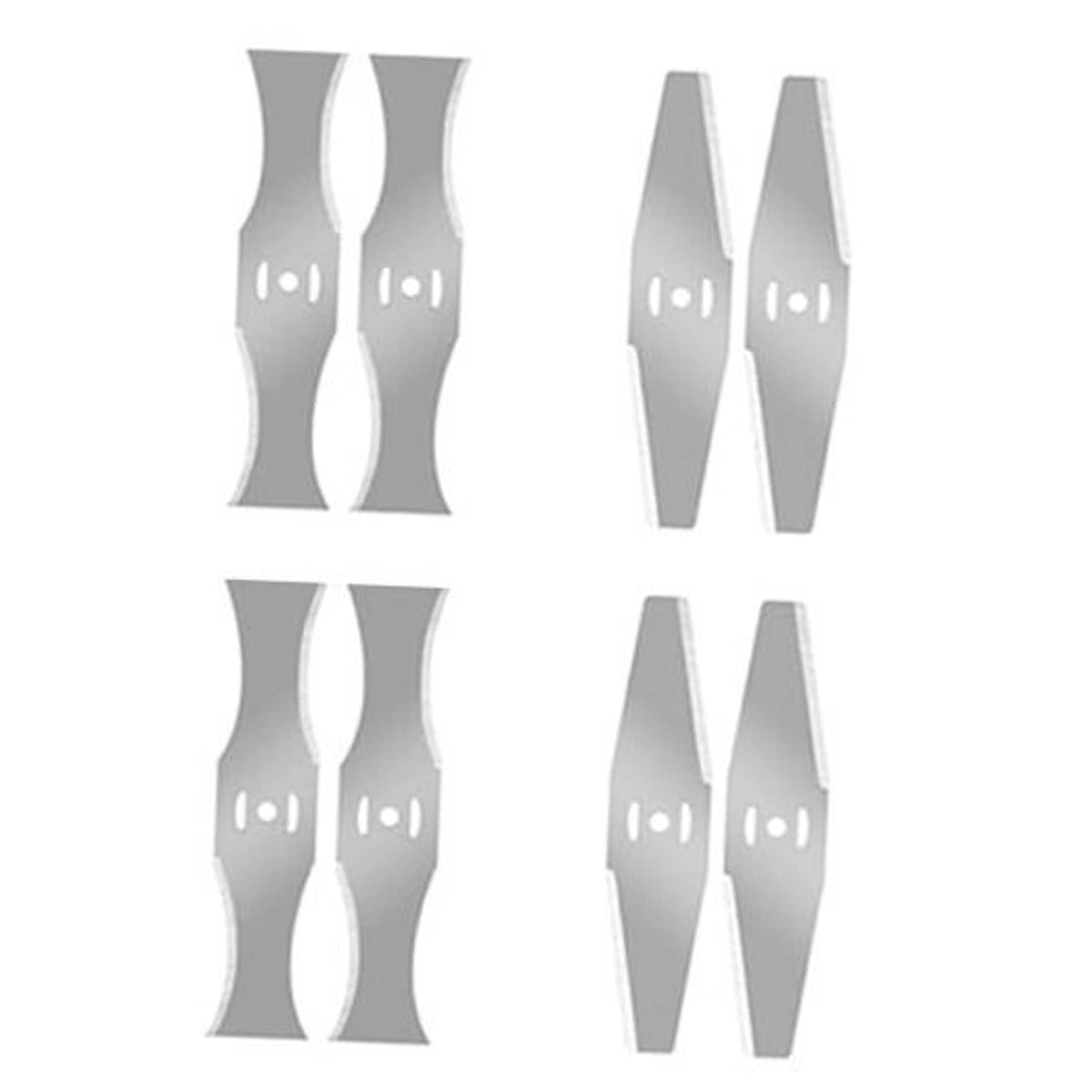 Metal cutting blades set (8), gray, for Wacker cordless battery mower