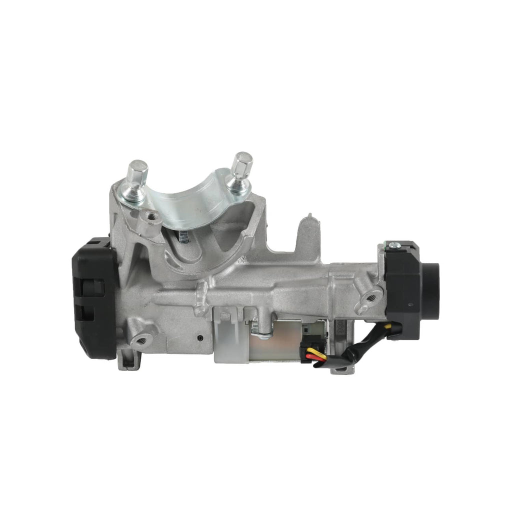 Ignition switch lock cylinder assembly, silver housing with black end modules