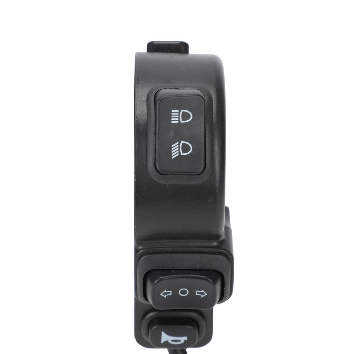 Black vertical rocker switch panel with two headlight buttons and lower control switch