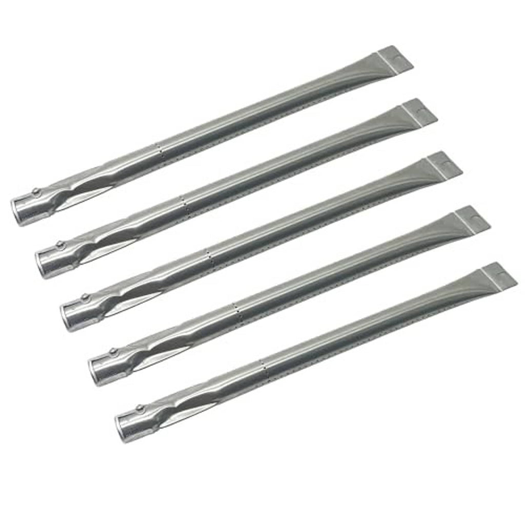 Stainless steel burner replacement tube set of five, side-by-side vent openings