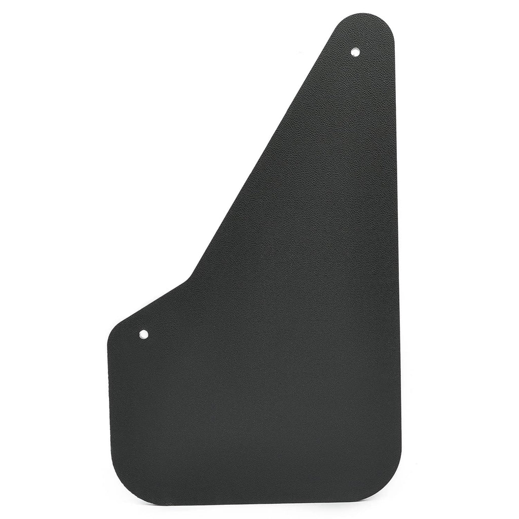 Black textured rudder blade with top mounting holes