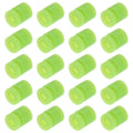 Green RC anti-vibration rubber damping balls, small cylinders with central hole, 4x4 set.