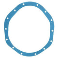 Round blue gasket with evenly spaced bolt holes around the outer edge