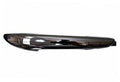 Chrome exterior door handle with dark black base, front right fitment