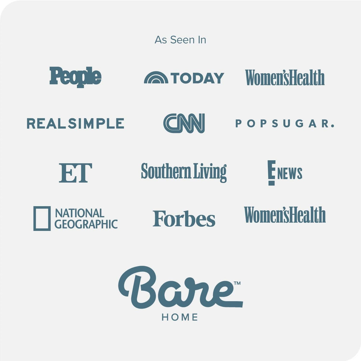 Bare Home branding for the lavender bedding set