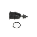 Front upper suspension ball joint with black rubber boot, stud, and circular seal