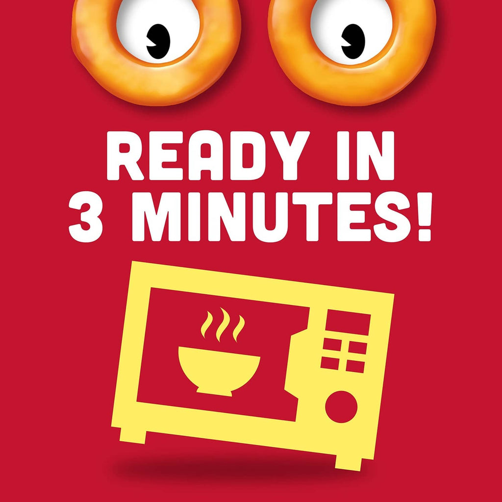 Campbell’s Spaghettios +Calcium promo graphic: ready in 3 minutes
