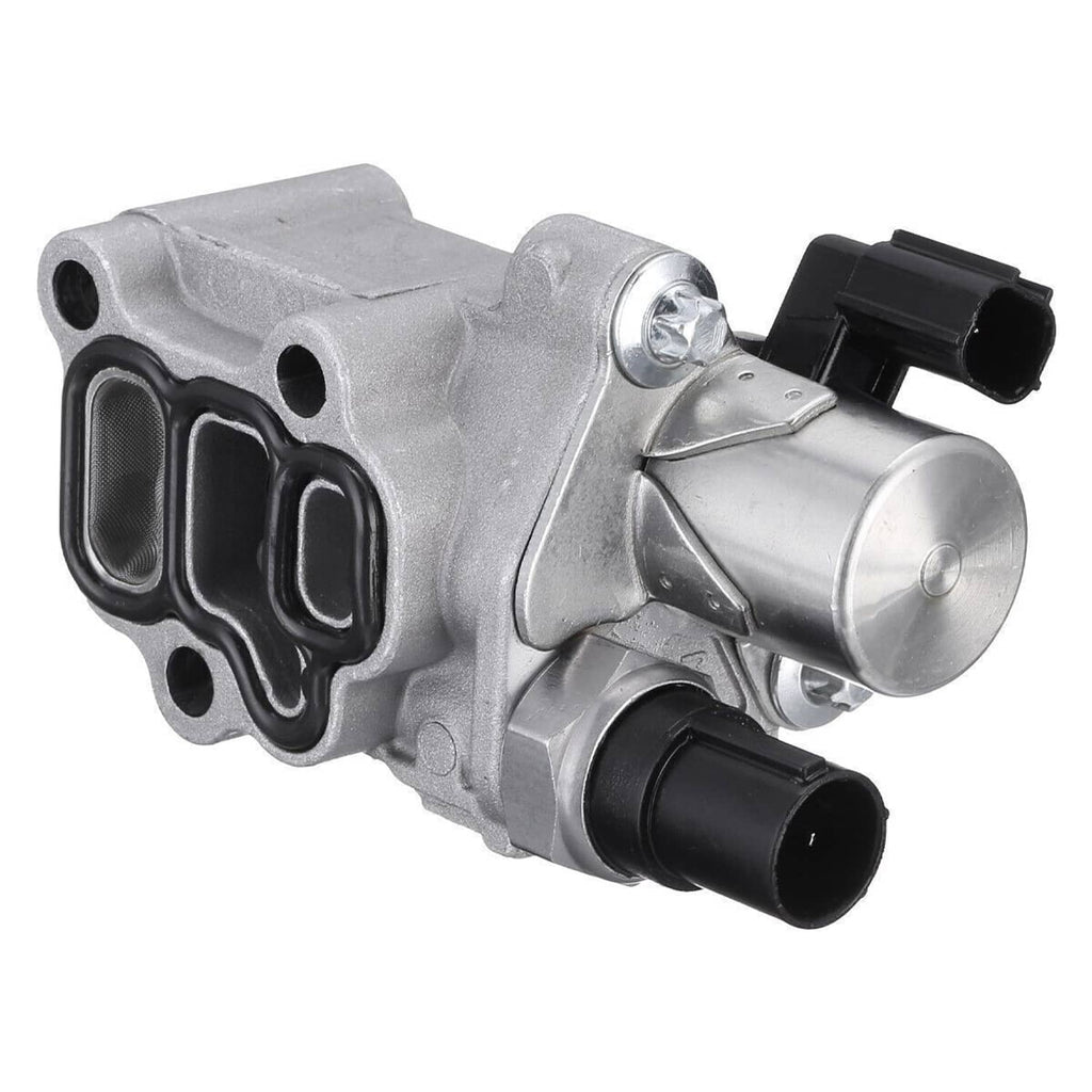 Solenoid spool valve with aluminum housing and two black sensor ports