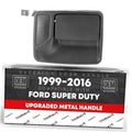 Black exterior door handle replacement, upgraded metal with textured finish