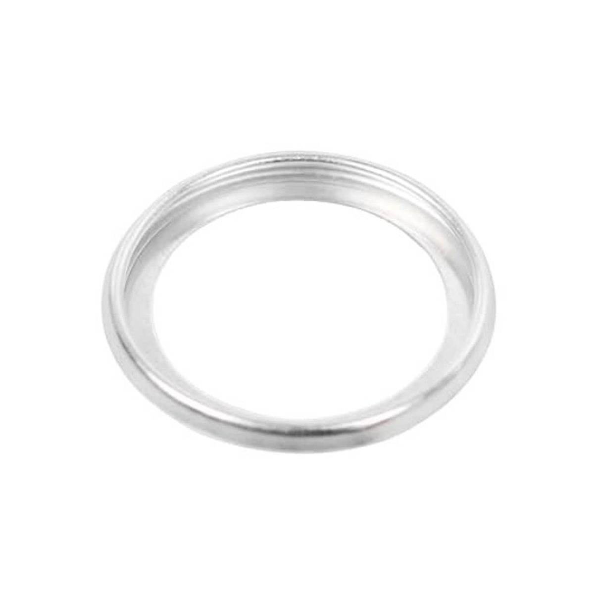 Single silver gasket ring seal for oil drain plug