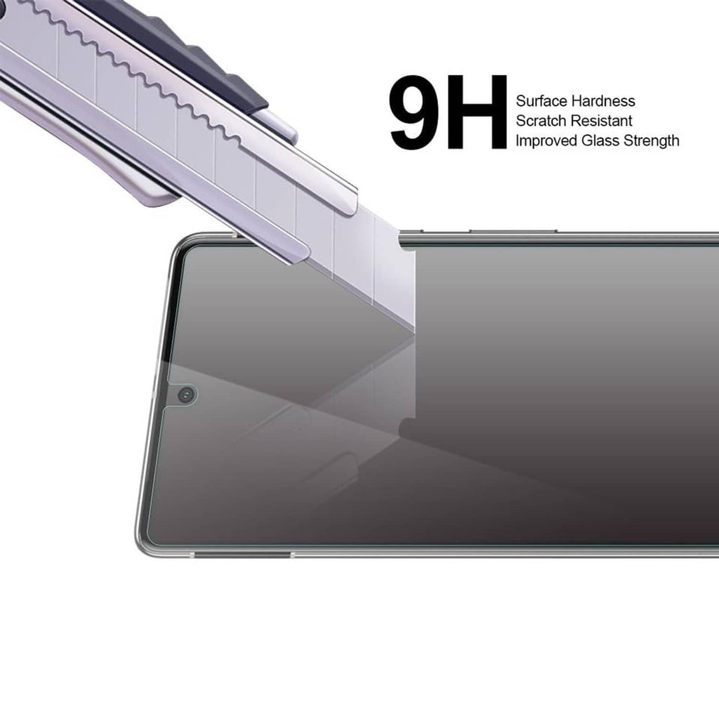 Tempered glass screen protector for Pixel 7 with 9H hardness and scratch resistance