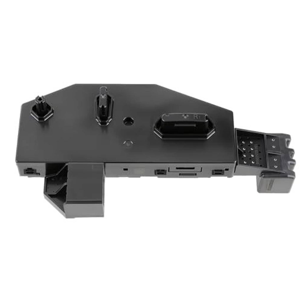 Black power seat control switch module with control buttons and wiring connector array