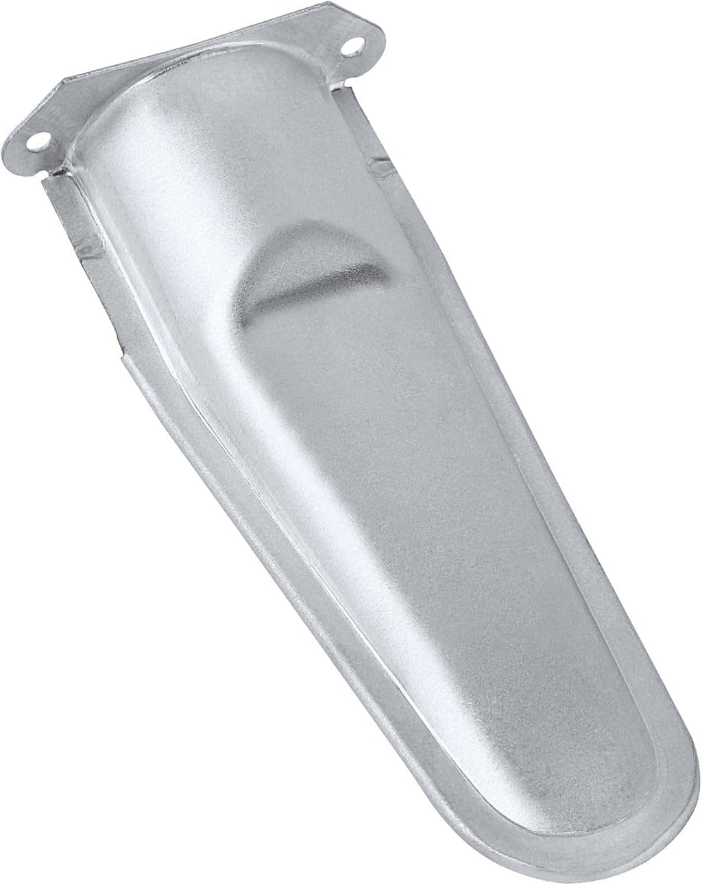 Silver burner cover with mounting holes