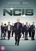 NCIS season DVD cover with group cast and large NCIS logo, age rating 15