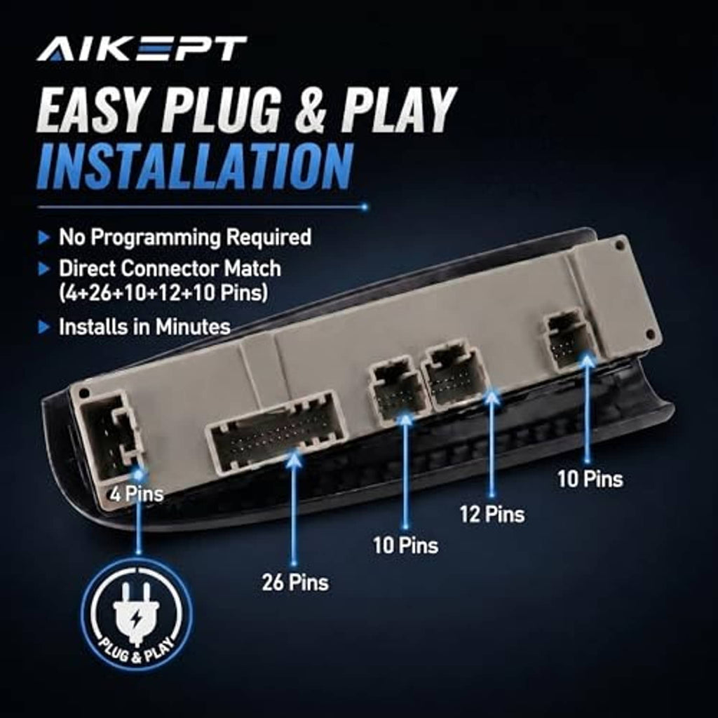 Switch wiring connector with multiple plugs, including 10-pin and 26-pin terminals