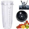 32oz blender cup with replacement multi-blade assembly, no lid