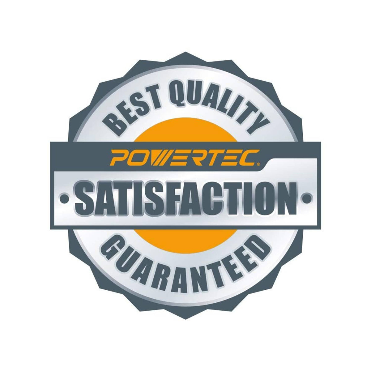 POWERTEC best quality satisfaction guarantee badge