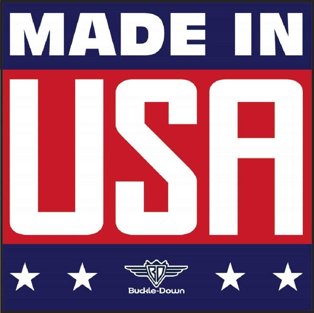 Made in USA flag badge graphic for guitar strap