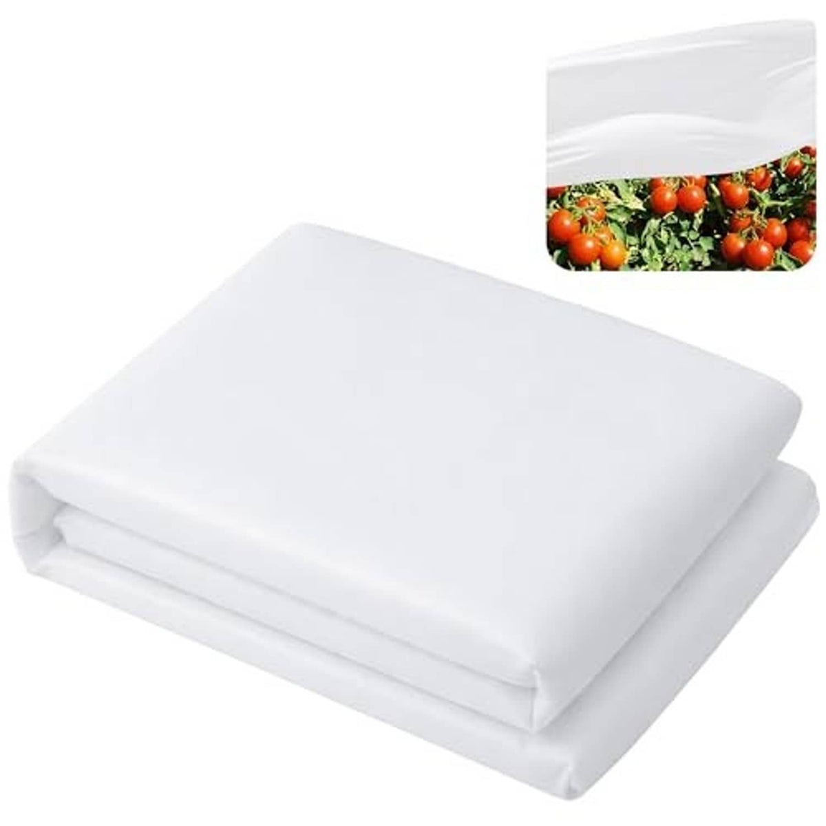 White plant sun protection cloth, neatly folded nonwoven fabric sheet
