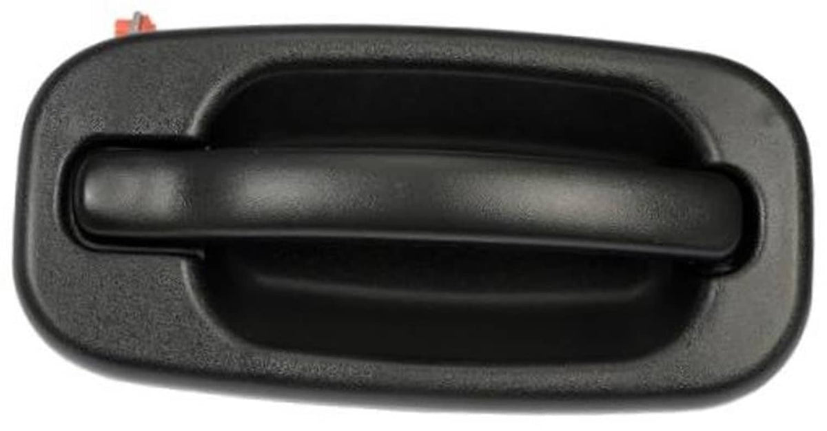 Front exterior door handle, black textured lever for right-hand front passenger