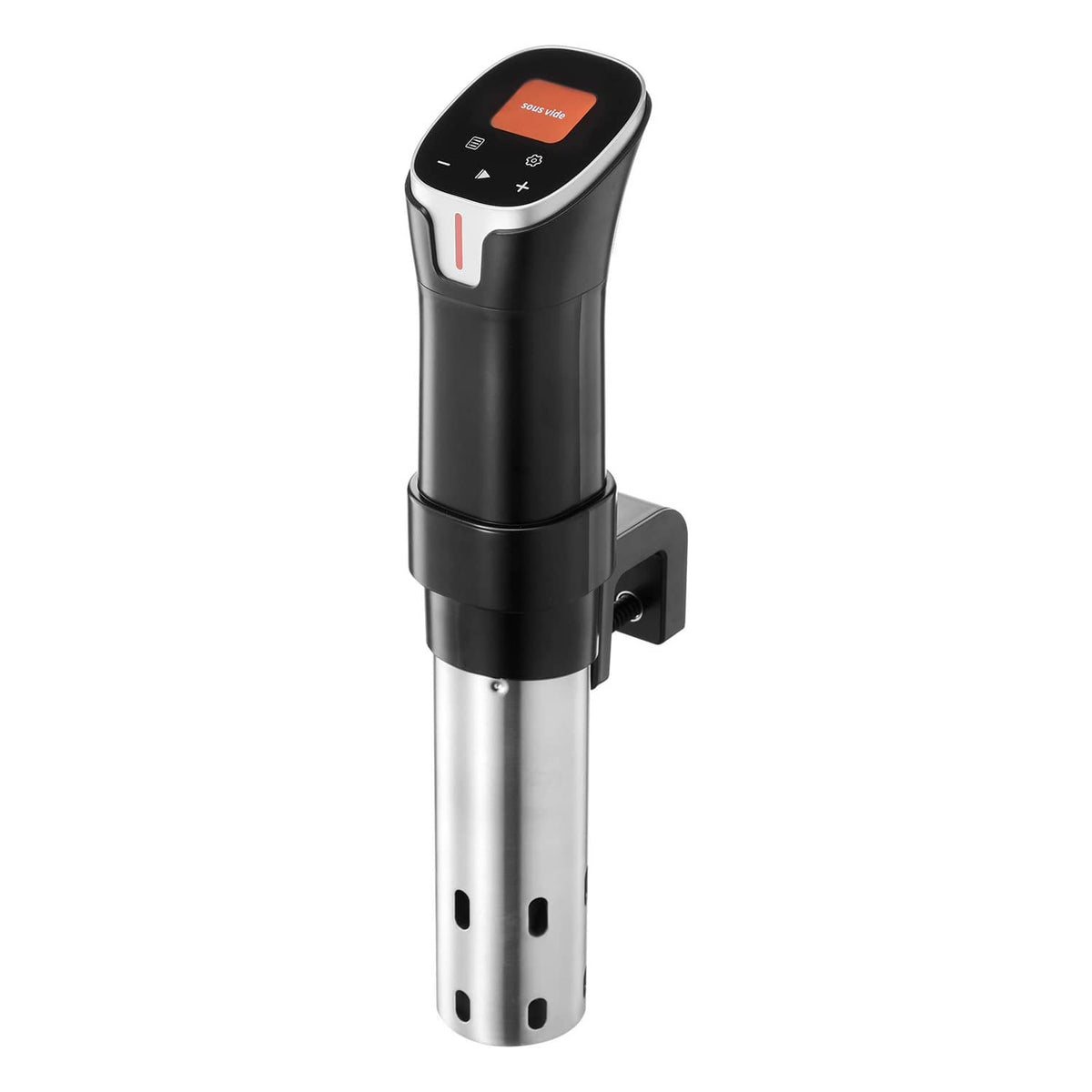 Uimoso sous vide precision cooker with mounting bracket on stainless steel body