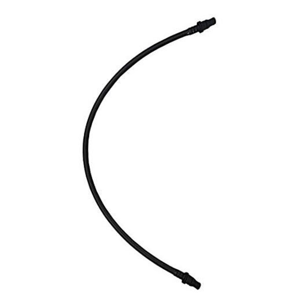 Black curved coolant hose with two small molded connector ends