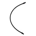 Black curved coolant hose with two small molded connector ends