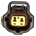 4-pin electrical connector plug with brown seal and black housing