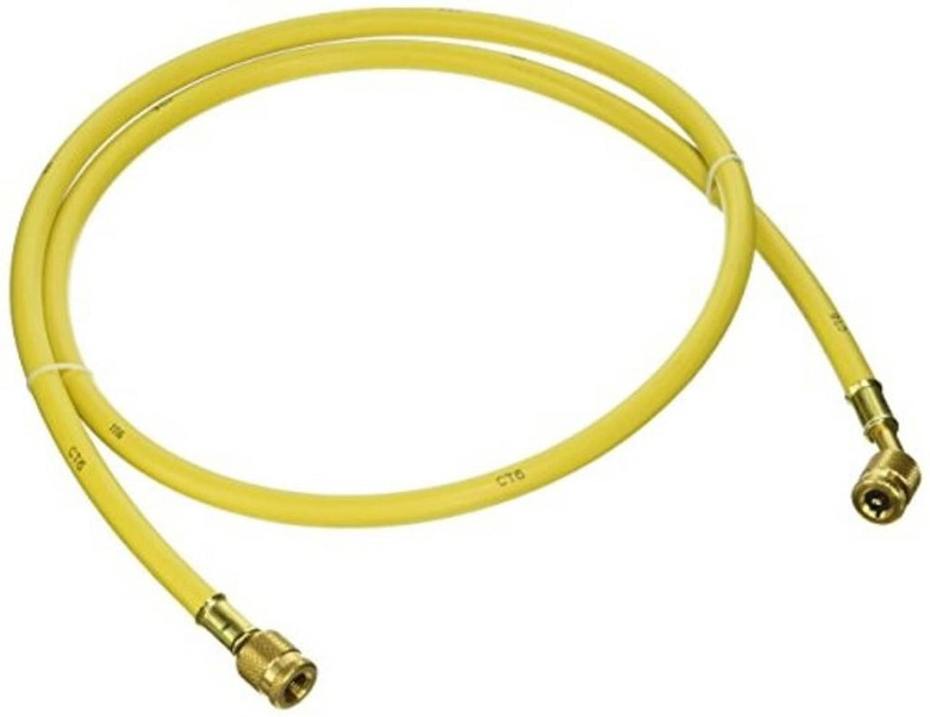 Yellow 60-in hose with brass end fittings