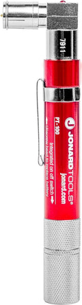 Red cable wire tracer continuity tester with metal coax connector and pocket clip