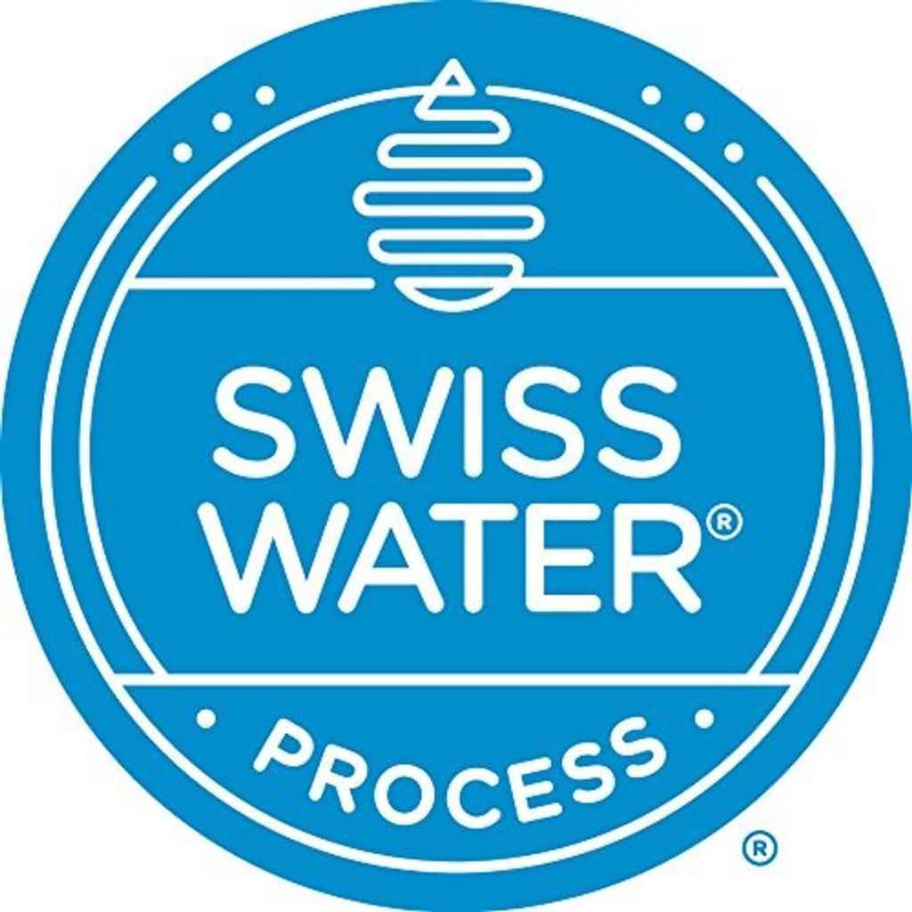 Swiss Water Process badge for decaf ground coffee