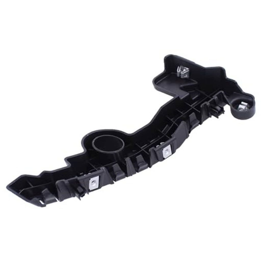 Black bumper bracket guide underside with rectangular openings and mounting stud