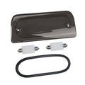 Smoked third brake light lens cover with seal gasket and LED bulbs