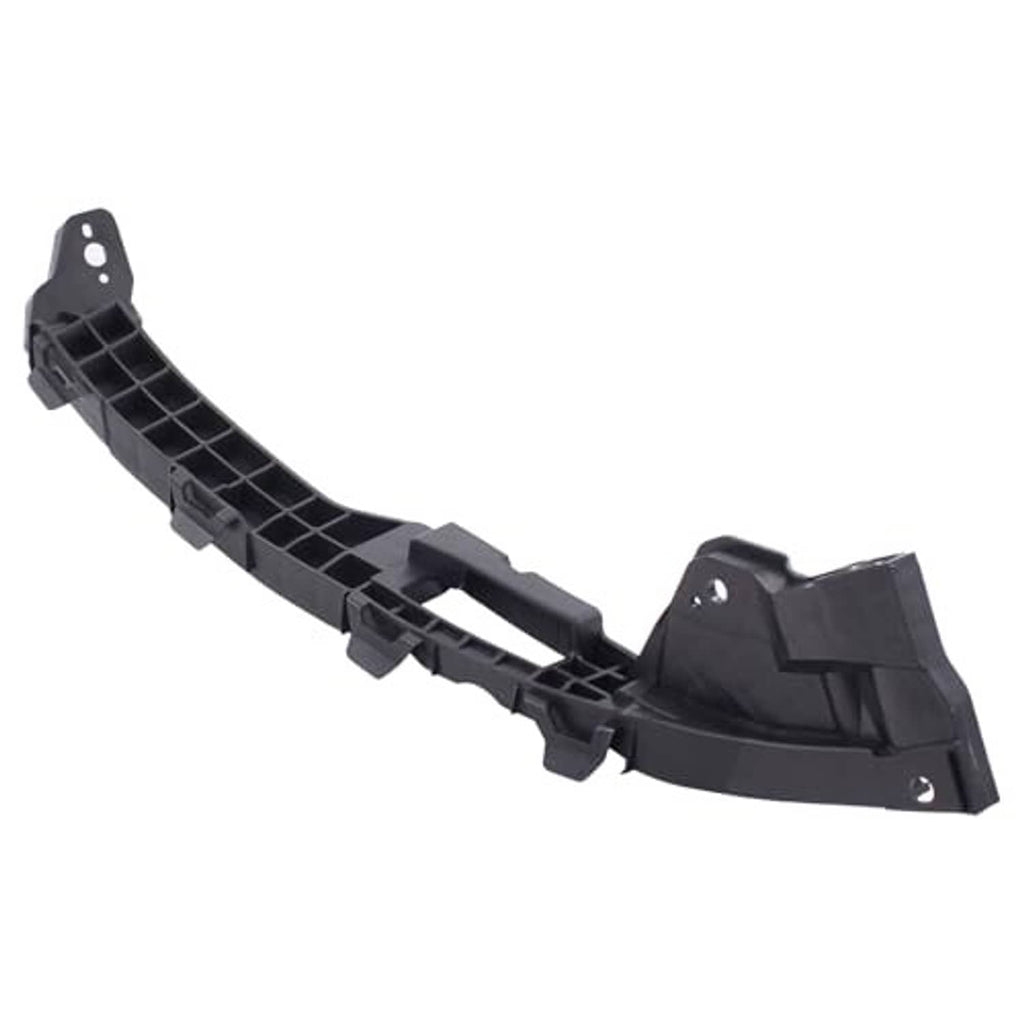 Black bumper headlight bracket mount retainer support with grille-style structure and tabs