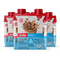 SlimFast original cappuccino meal replacement shake cartons, red caps and blue base