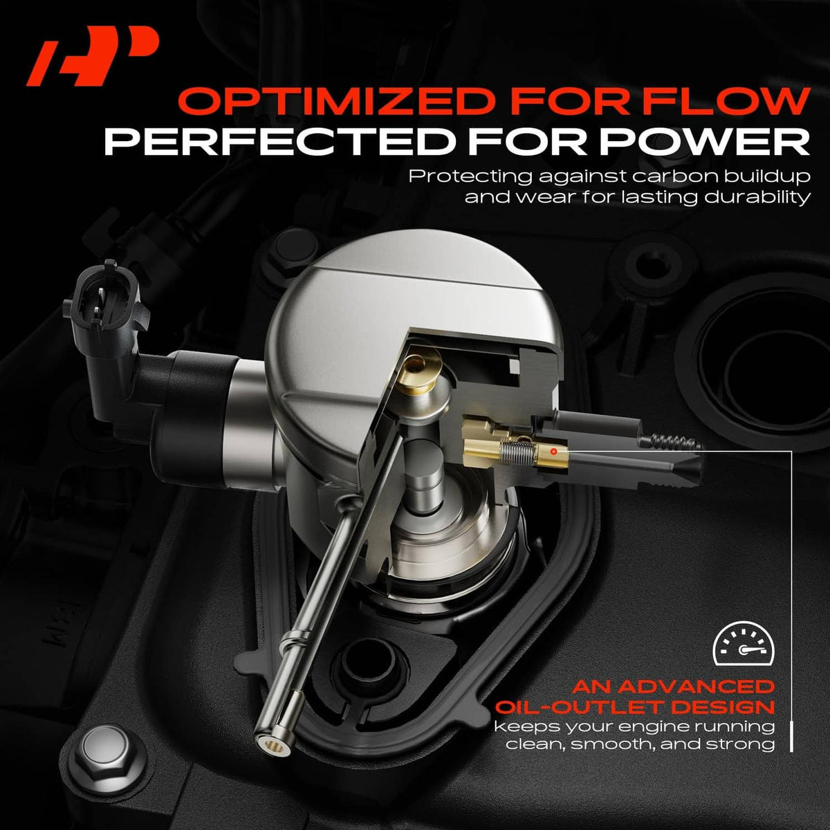 High-pressure fuel pump with circular pump top, inlet port, and spring regulator