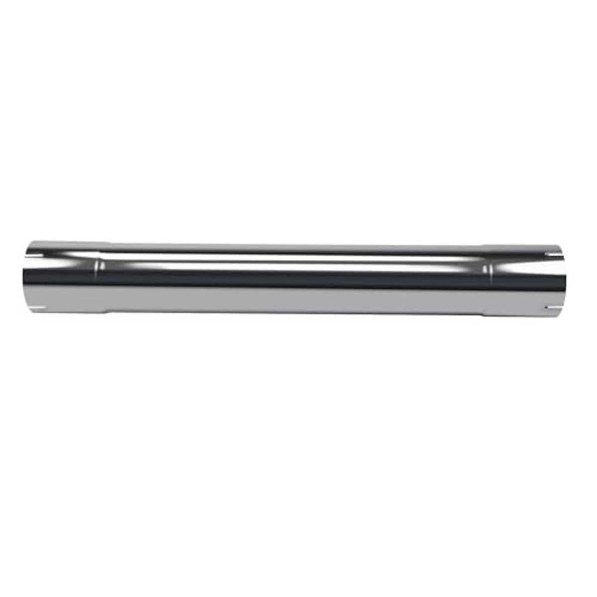 4-inch stainless steel straight exhaust pipe with long smooth tube and open ends