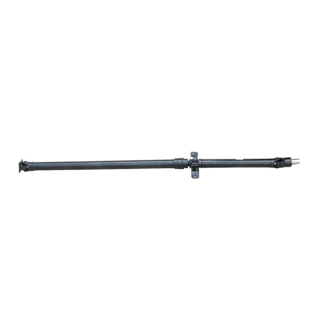 Rear drive shaft with yokes at both ends and blue-coated center tube