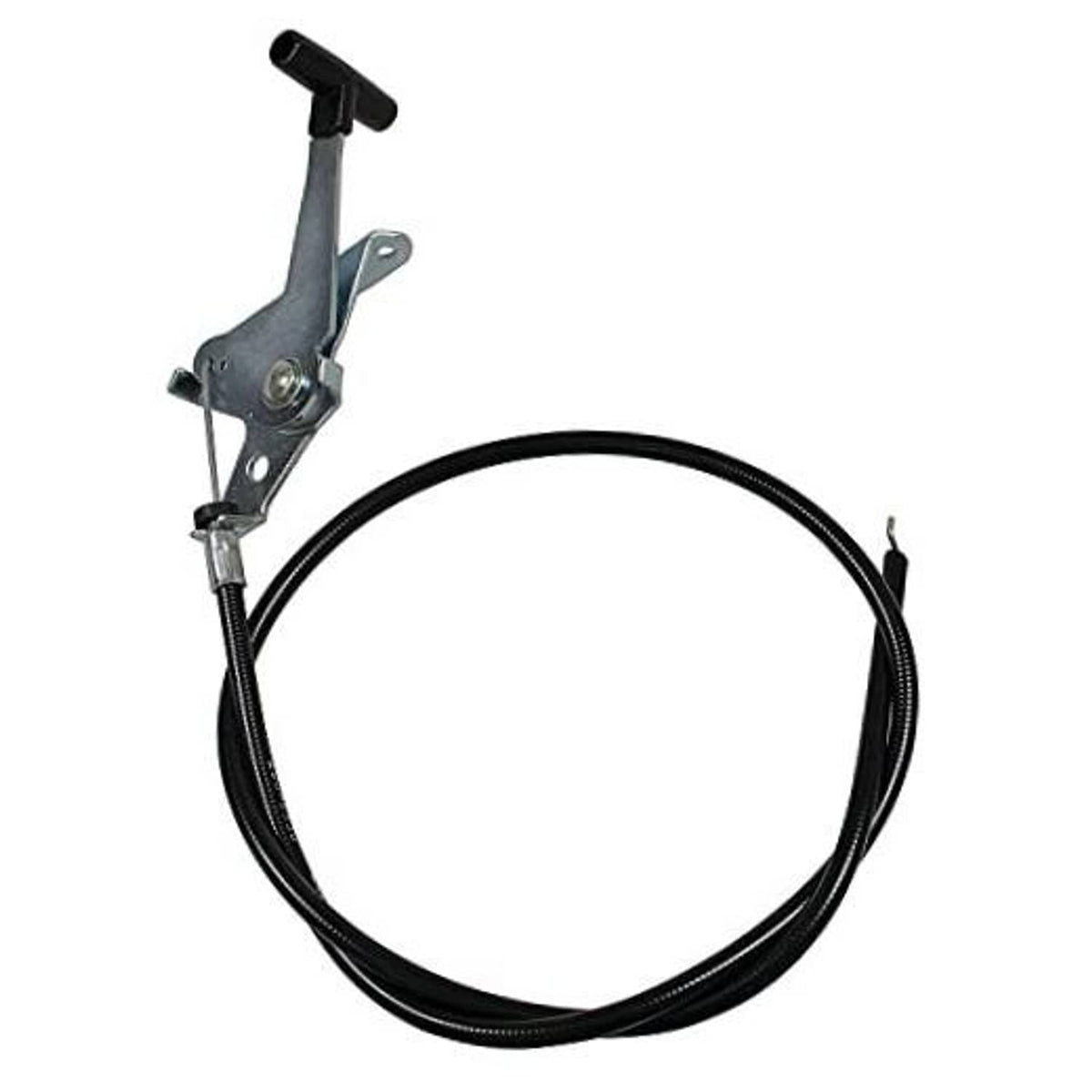 Throttle control cable assembly with black cable and mounting bracket
