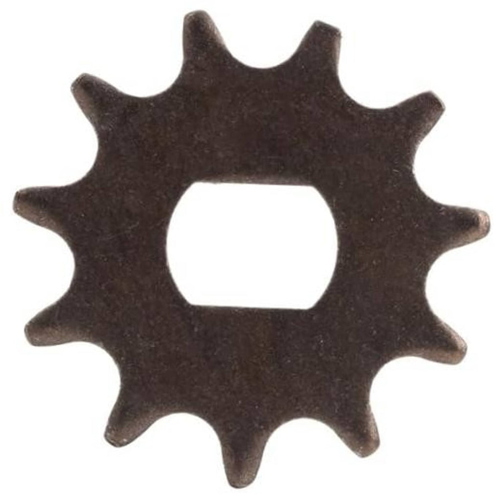 Steel sprocket with 11 teeth and central square mounting hole