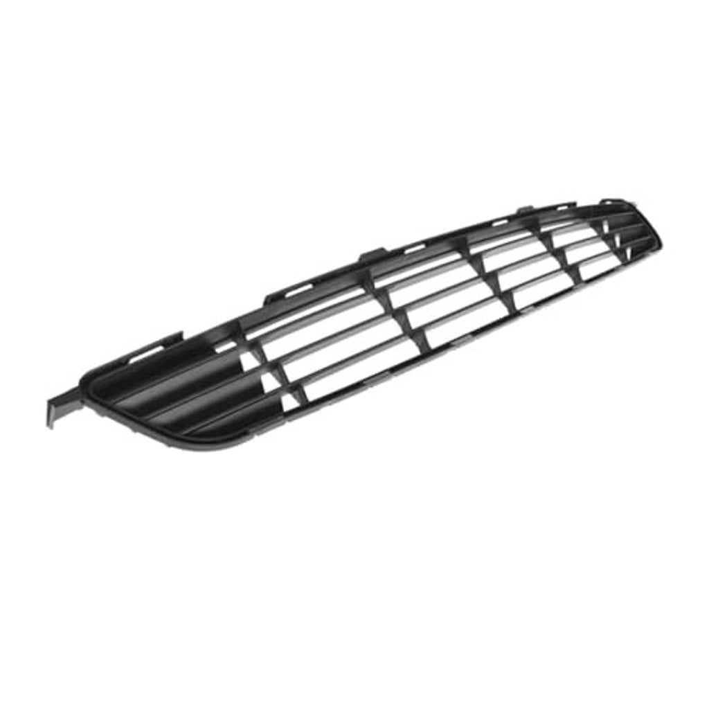 Front bumper lower grille, black grille insert with rectangular mesh slat design