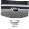 Chrome tailgate handle cover and included trim piece