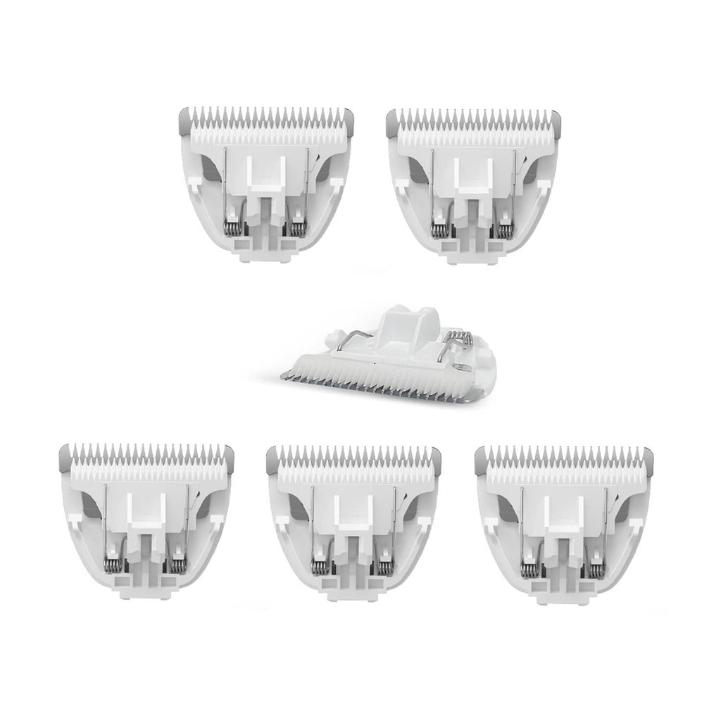 Pet hair clipper blades 6-pack, multiple detachable cutting heads