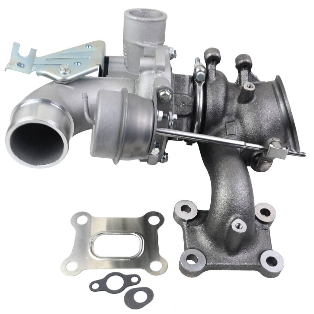 Turbocharger kit with manifold and gaskets, gray metal components