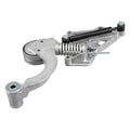 Belt tensioner w/ pulley, coil spring, metal bracket, and black damper rod