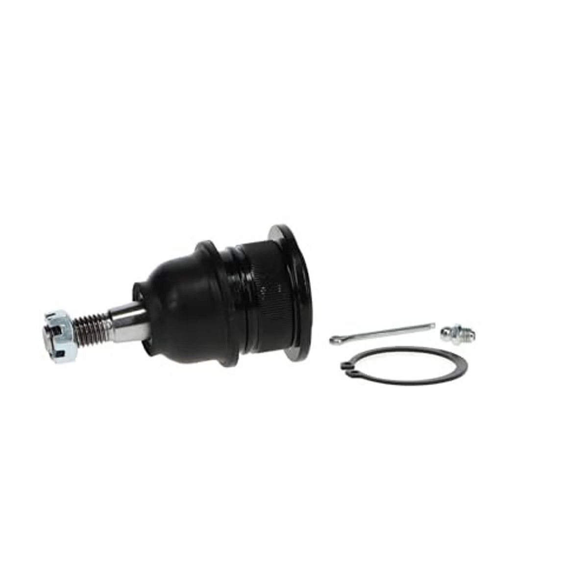 Front upper suspension ball joint with black boot, hex stud, and O-ring