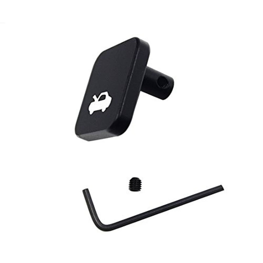 Black latch release handle with wrench icon, L-key and screw included