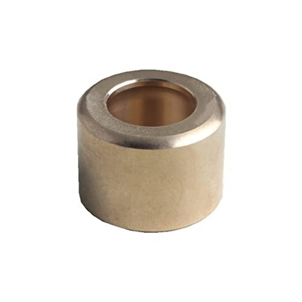 Brass shifter bushing cylinder with round top opening and inner bore